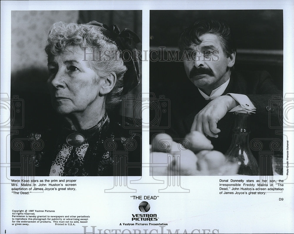 1987 Press Photo Actress Marie Keen In &quot;The Dead&quot;- Historic Images