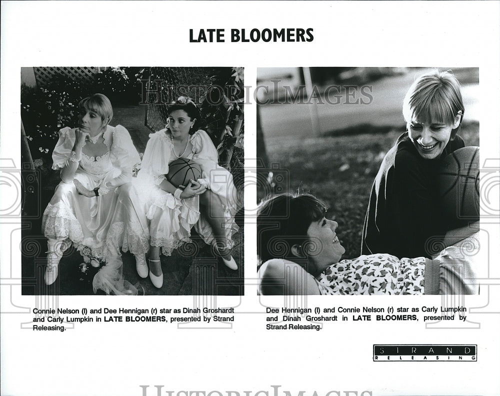 Press Photo Connie Nelson, Dee Hennigan, &quot;Late Bloomers&quot;- Historic Images