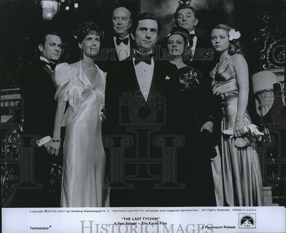 1976 Press Photo &quot;The Last Tycoon&quot; Stars Robert De Niro, Tony &amp; Leslie Curtis- Historic Images