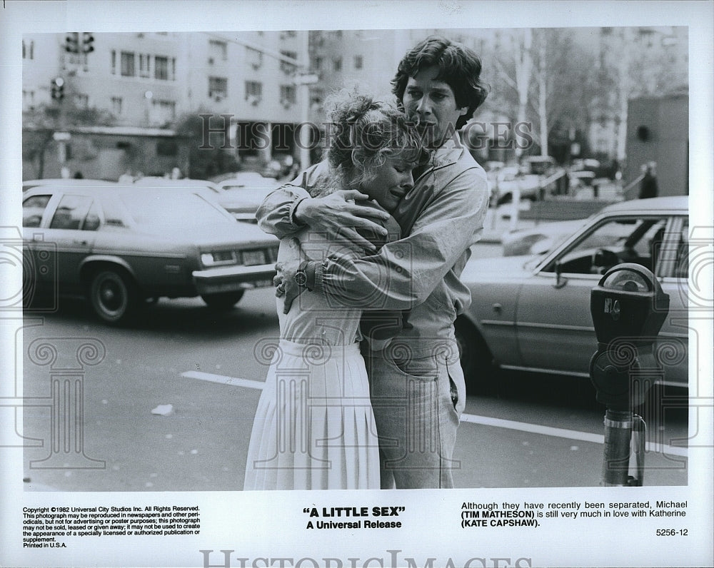 1982 Press Photo Tim Matheson &amp; Kate Capshaw star in &quot;A Little Sex&quot;- Historic Images