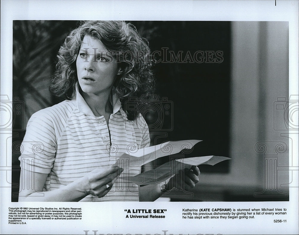 1982 Press Photo Kate Capshaw stars in &quot;A Little Sex&quot;- Historic Images