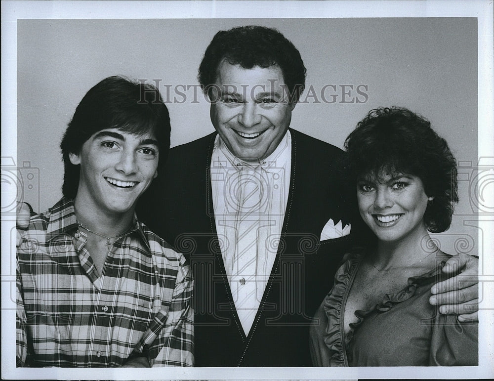 1982 Press Photo Joanie Loves Chachi Henry Winkler Scott Baio Erin Moran- Historic Images