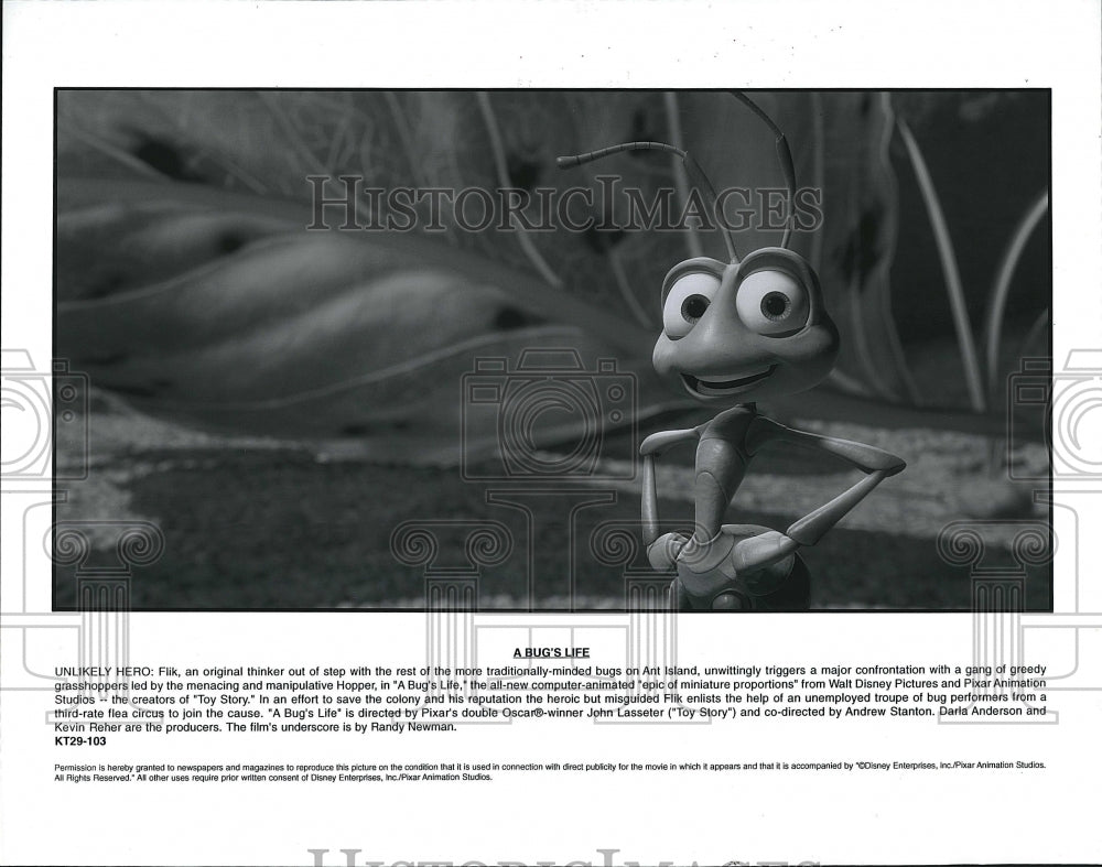 1998 Press Photo "A Bug's Life"- Historic Images