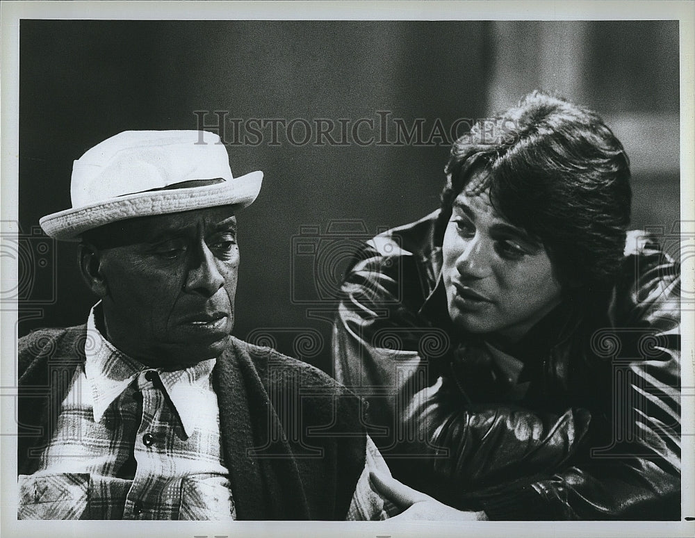 1983 Press Photo &quot;Taxi&quot; Judd Scatman Crothers &amp; Tony Danza star- Historic Images