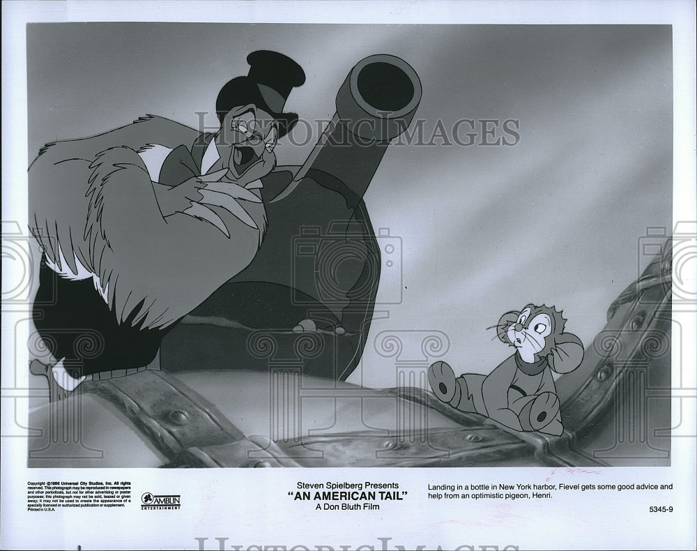 1988 Press Photo An American Tail Fievel Goes West- Historic Images