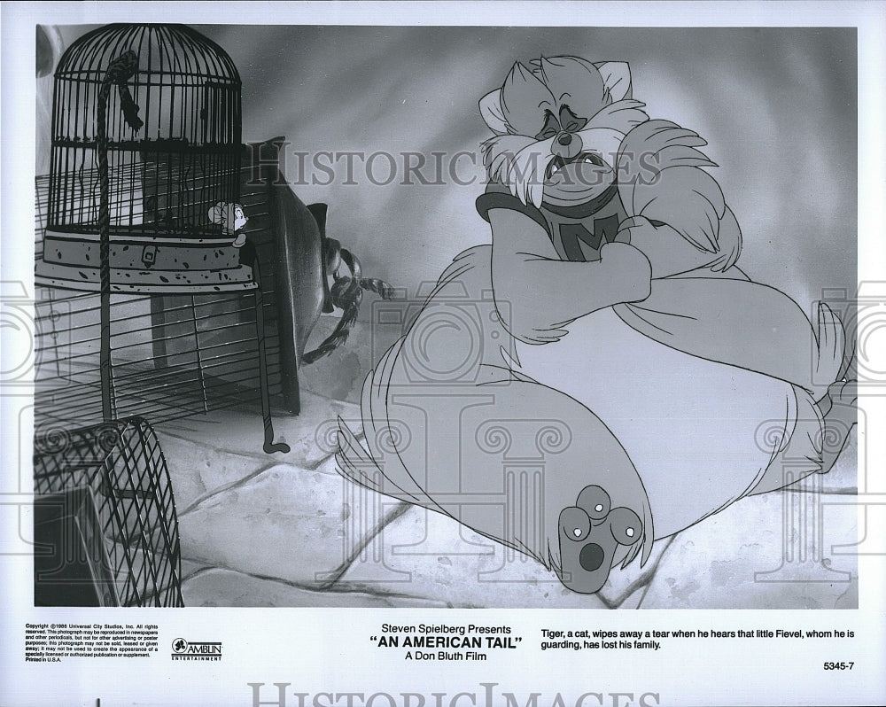 1988 Press Photo An American Tail Fievel Goes West- Historic Images