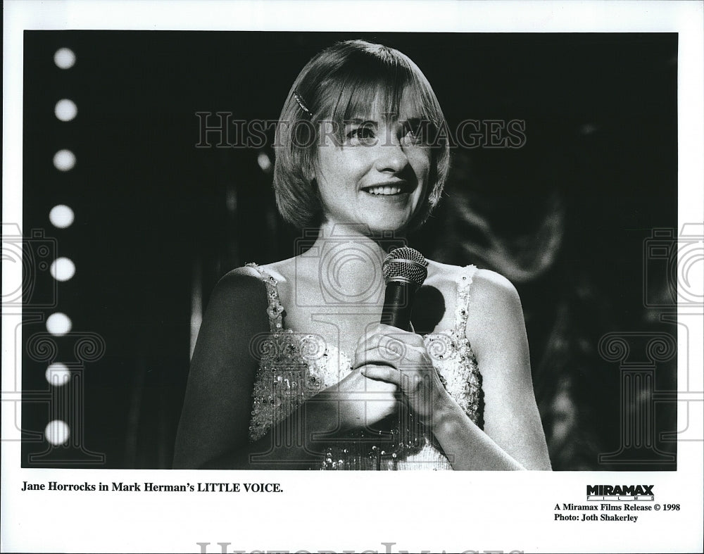 1998 Press Photo English Actress, Singer, Jane Horrocks In Little Voice- Historic Images