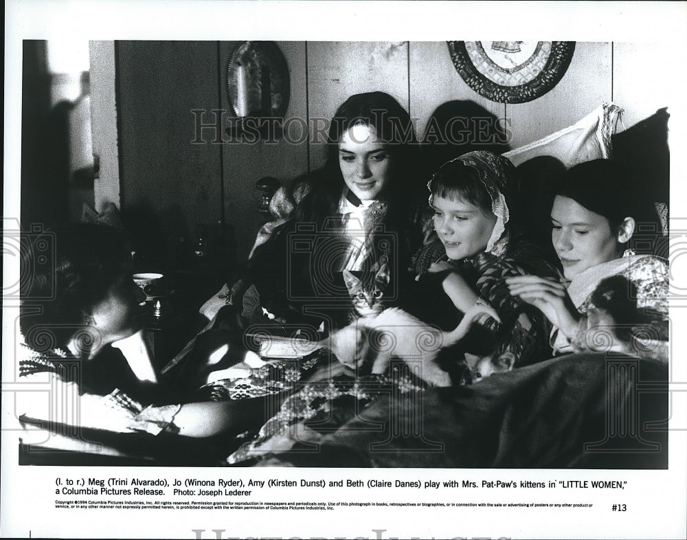 1994 Press Photo Trini Alvarado, Winona Ryder, Kirsten Dunst, Claire Danes- Historic Images