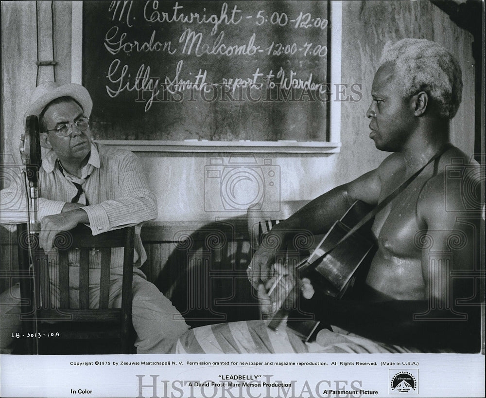 1975 Press Photo Scene From Film &quot;Leadbelly&quot;- Historic Images