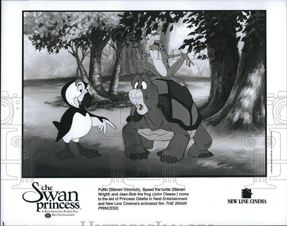 1994 Press Photo &quot;The Swan Princess&quot; animation from New Line Cinema- Historic Images