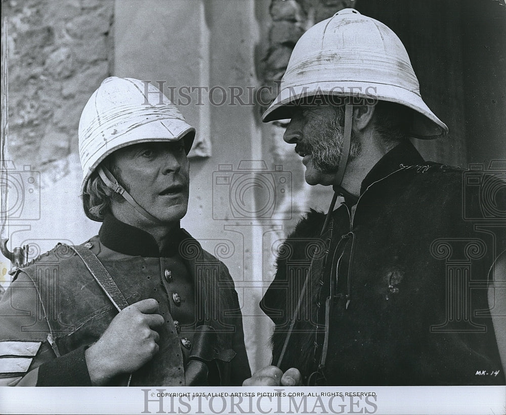 1975 Press Photo Michael Caine and Sean Connery in &quot;The Man Who Would Be King&quot;- Historic Images