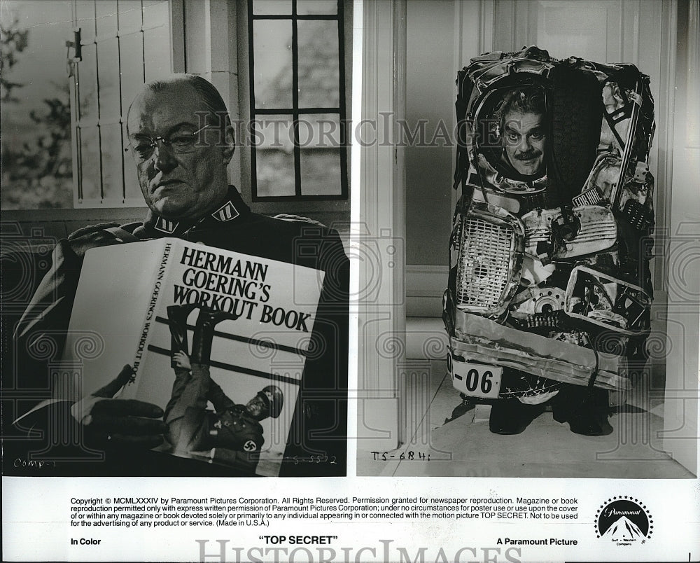 1984 Press Photo &quot;Top Secret&quot; starring Jeremy Kemp- Historic Images