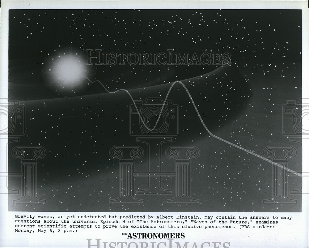 1985 Press Photo &quot;The Astronomers&quot; documentary on PBS- Historic Images