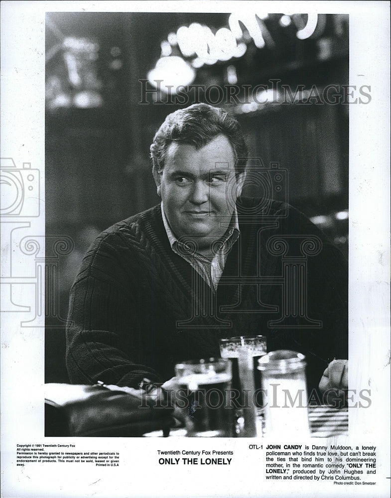 1991 Press Photo John Candy Stars In &quot;Only The Lonely&quot;- Historic Images