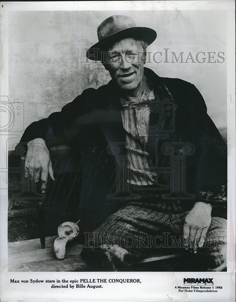 1988 Press Photo Max von Sydow in &quot;Pelle the Conqueror&quot;- Historic Images