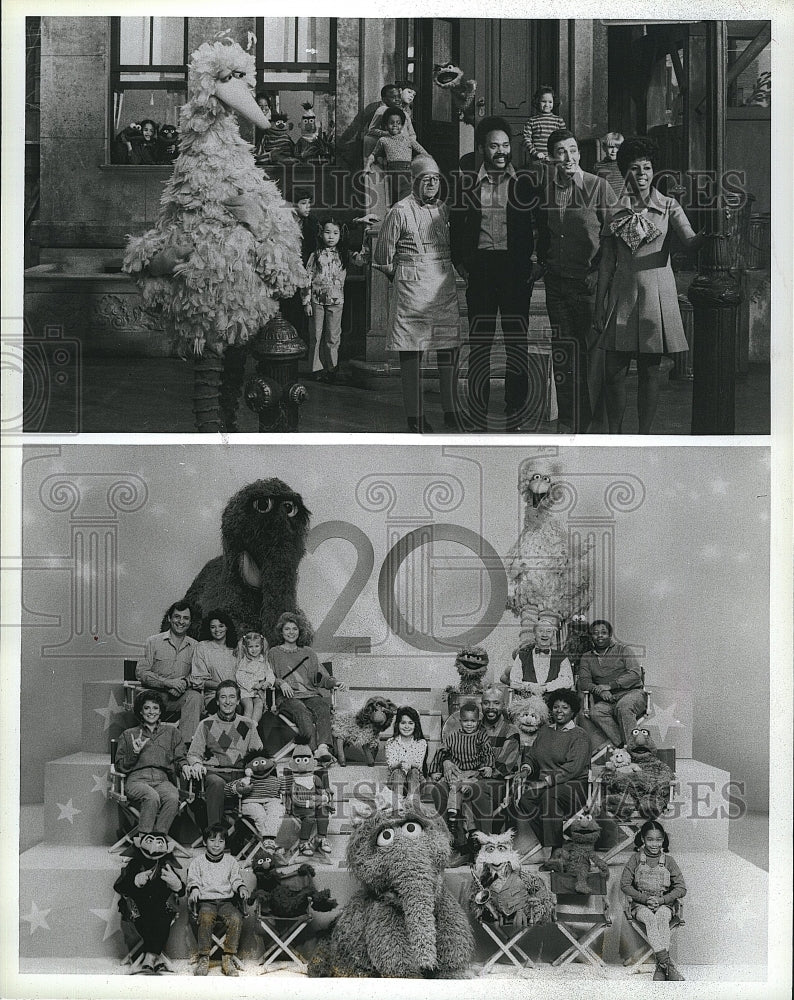 1988 Press Photo &quot;Sesame Street&quot; 20th Anniversary- Historic Images