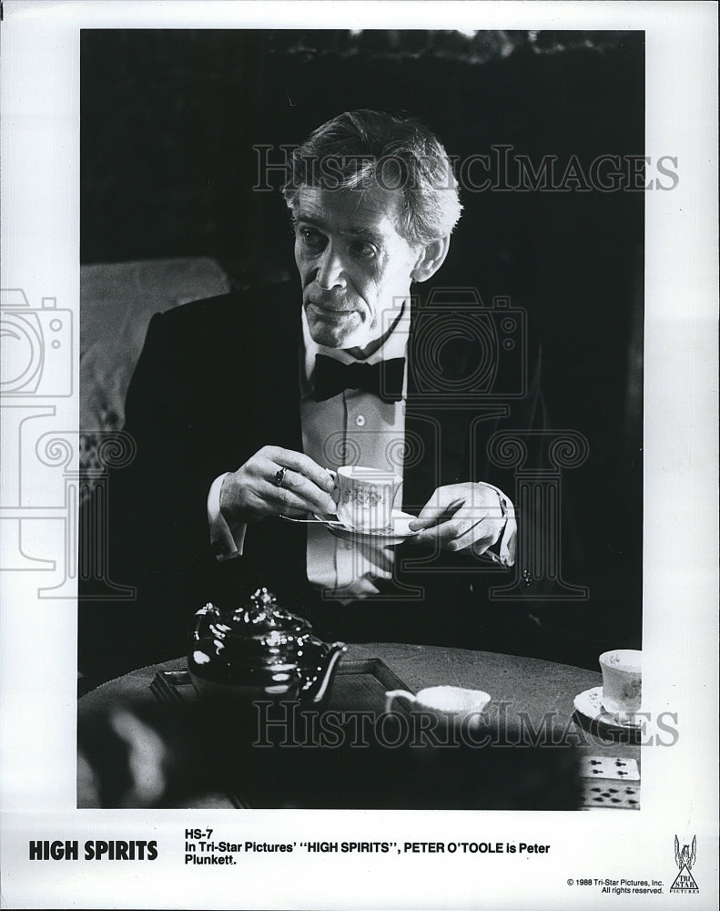 1988 Press Photo Peter O&#39;Toole American Actor High Spirits Movie Scene Film- Historic Images