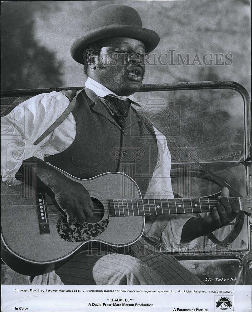 1975 Press Photo Roger E. Mosley in &quot;Leadbelly&quot;- Historic Images