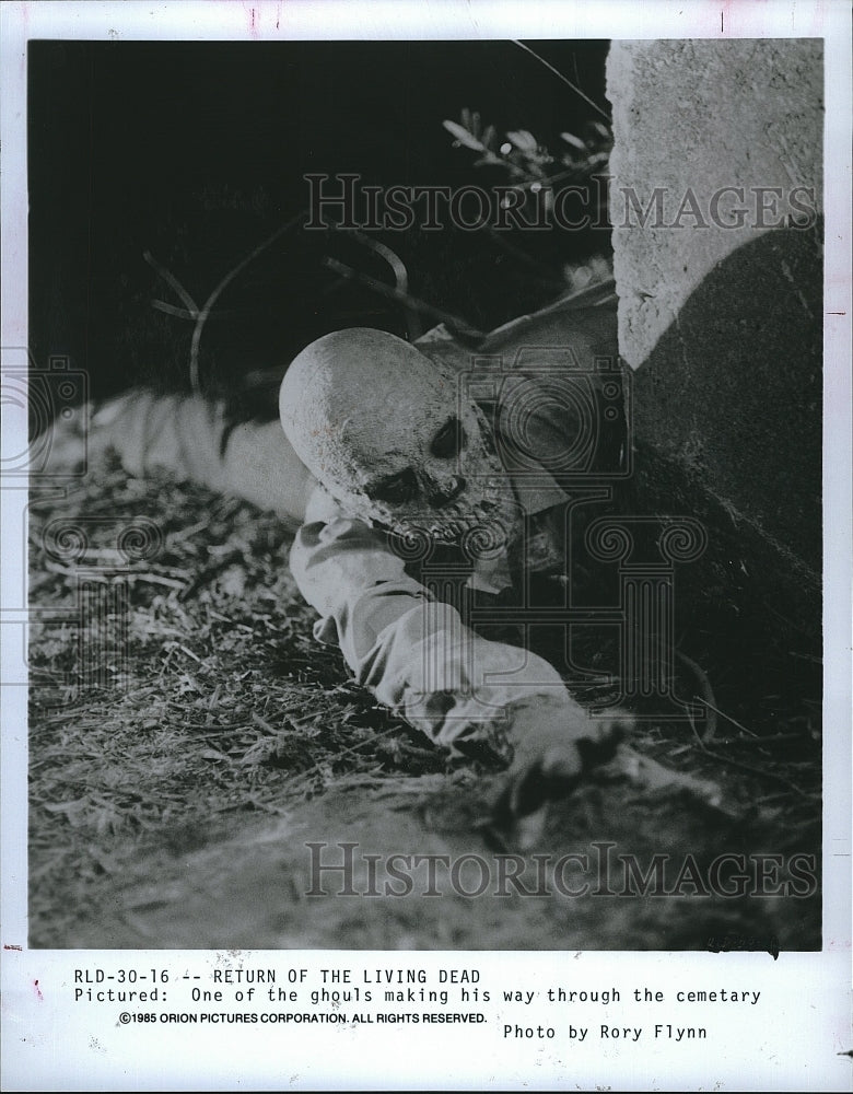 1985 Press Photo &quot;Return of the Living Dead&quot; a ghoul victim- Historic Images