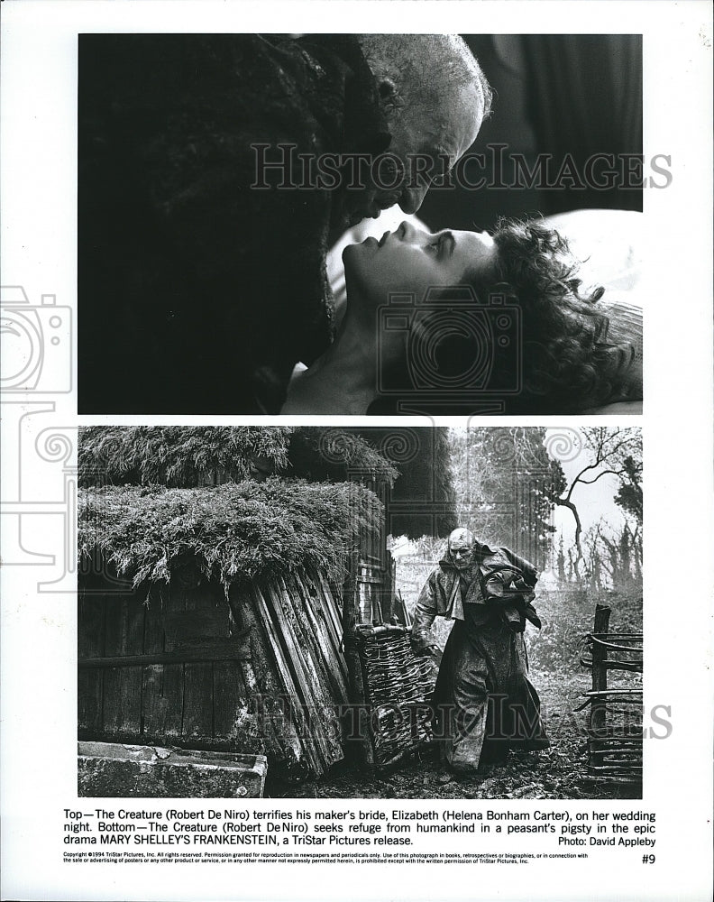 1994 Press Photo "Mary Shelley's Frankenstein" Helena Bonham Carter