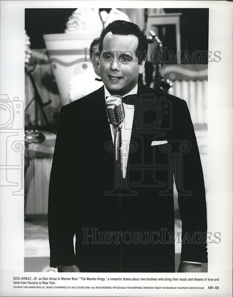 1992 Press Photo Desi Arnaz Jr. The Mambo Kings Actor- Historic Images