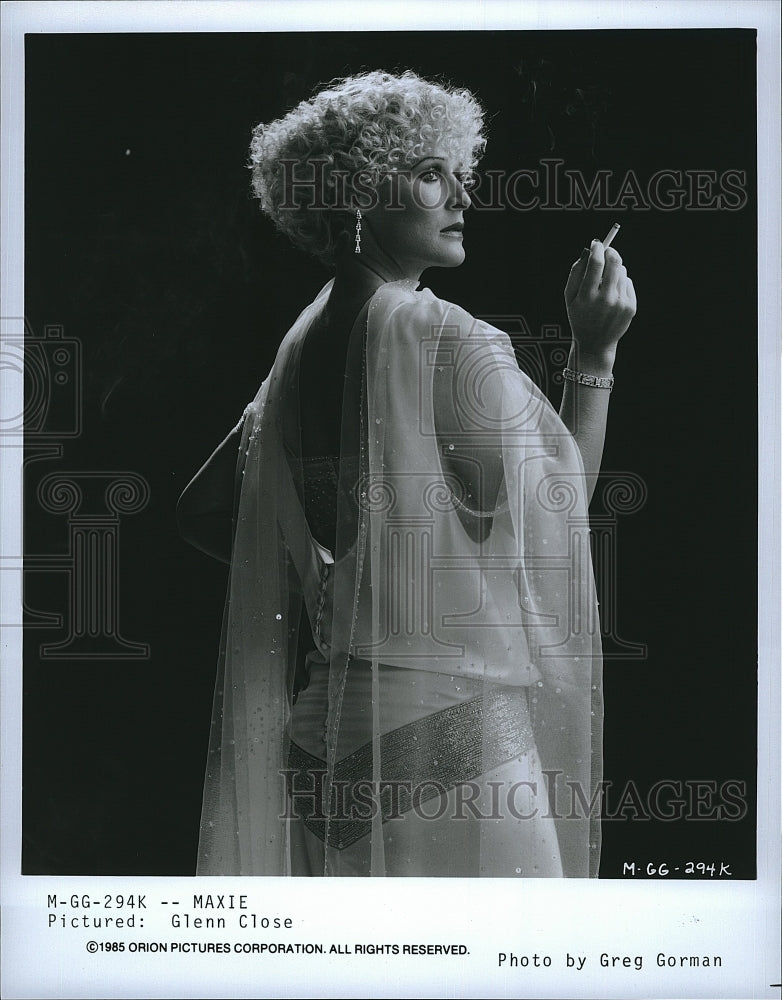 1985 Press Photo Maxie Movie With Actress Glenn Close- Historic Images