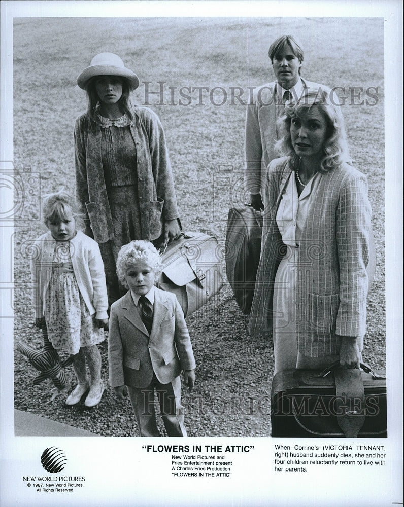 1987 Press Photo &quot;Flowers in the Attic&quot; Victoria Tennant stars- Historic Images