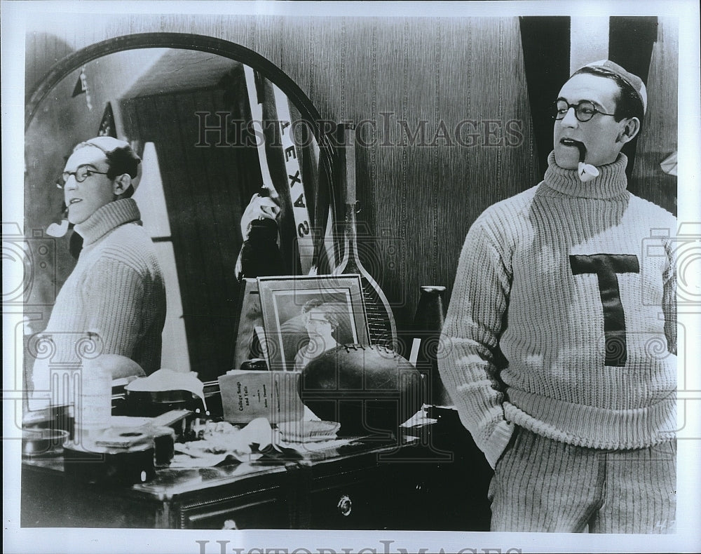 1987 Press Photo Harold Lloyd in &quot;The Freshman&quot;- Historic Images