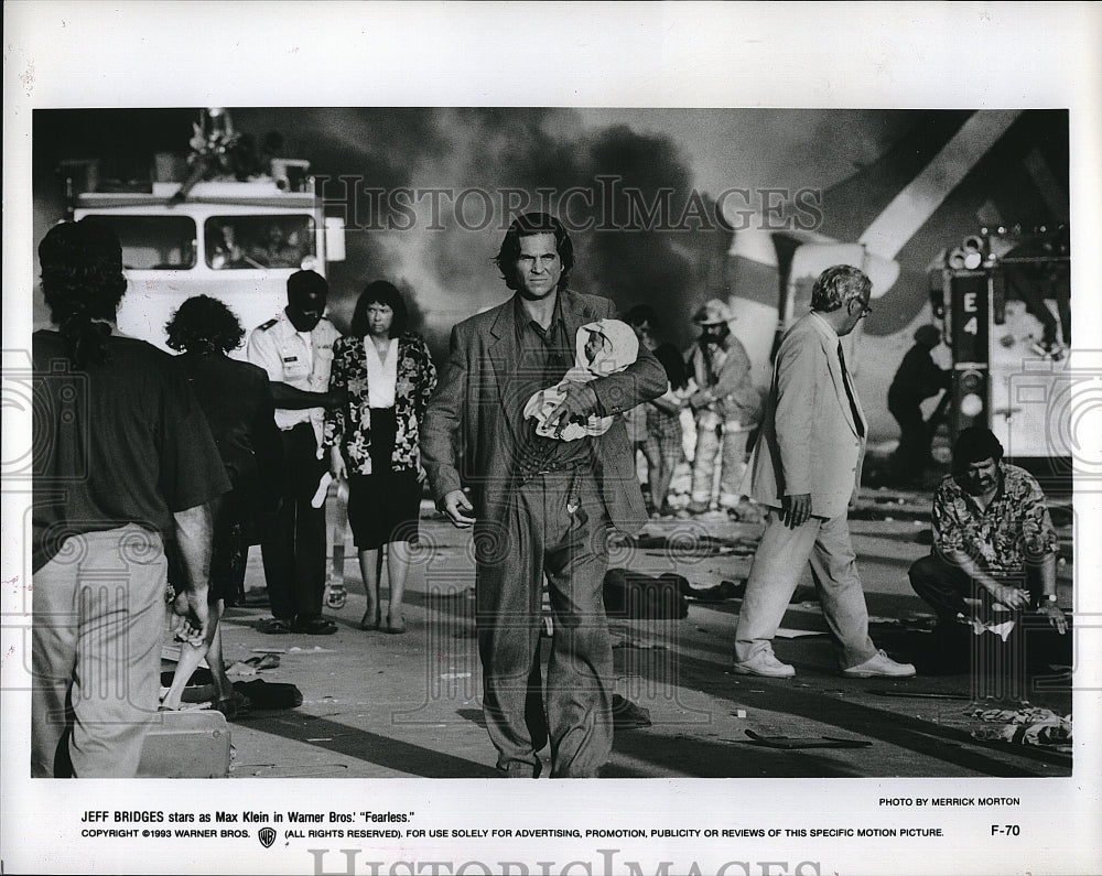 1993 Press Photo Jeff Bridges stars as Max Kelin in Warner Bros. &quot;Fearless&quot;.- Historic Images