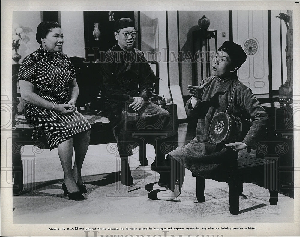 1961 Press Photo Movie Scene From &quot;Flower Drum Song&quot;- Historic Images