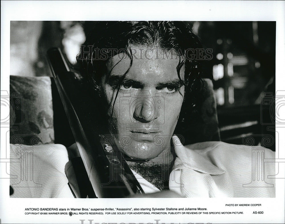 1995 Press Photo Antonio Banderas &quot;Assassins&quot;