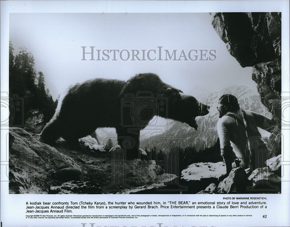 1989 Press Photo Tcheky Karyo &quot;The Bear&quot;- Historic Images