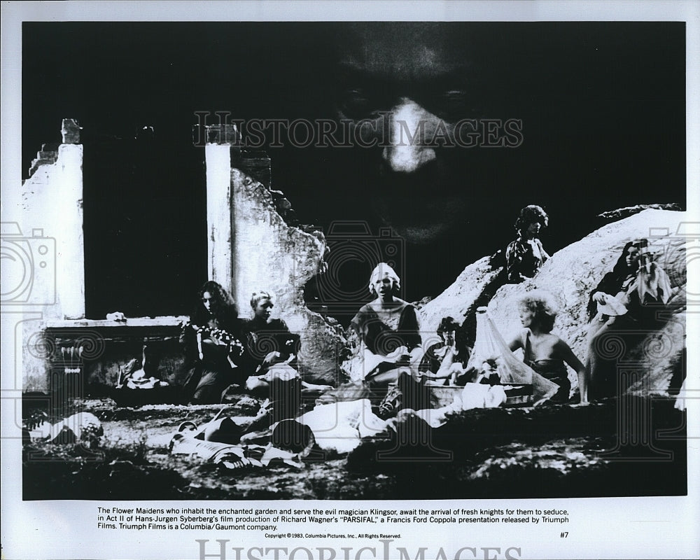 1983 Press Photo Act II of the film production of &quot;Parsifal&quot;- Historic Images