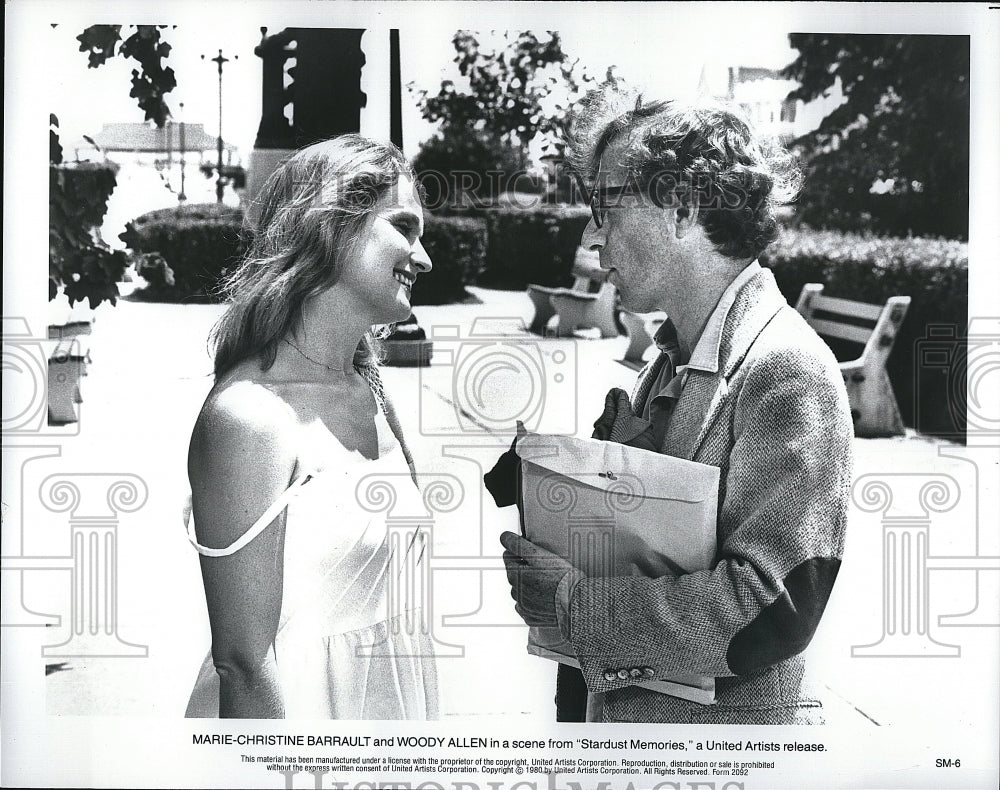 1980 Press Photo Actor Woody Allen in &quot;Stardust Memories&quot;- Historic Images