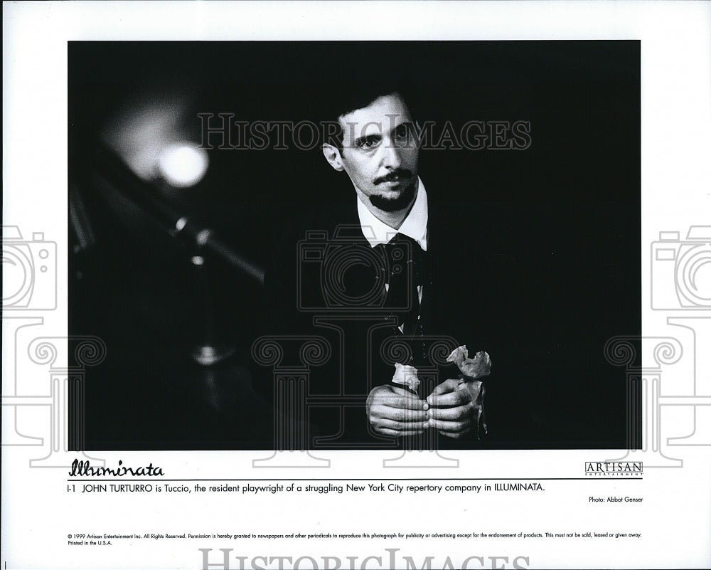 1999 Press Photo John Turturro stars in &quot;Illuminata&quot;- Historic Images