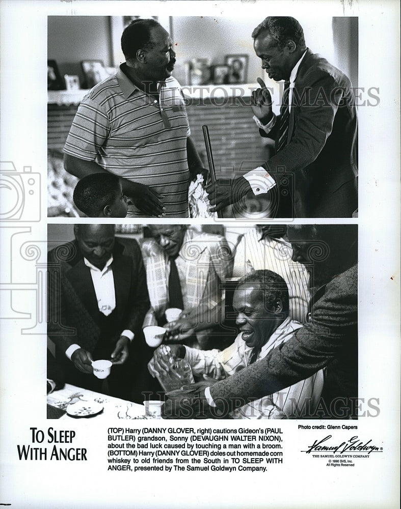 1990 Press Photo &quot;To Sleep With Anger&quot; Stars Danny Glover &amp; Paul Butler- Historic Images