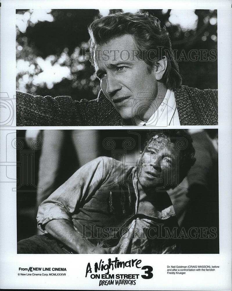 1987 Press Photo Craig Wasson &quot;A Nightmare on Elm Street 3&quot;- Historic Images