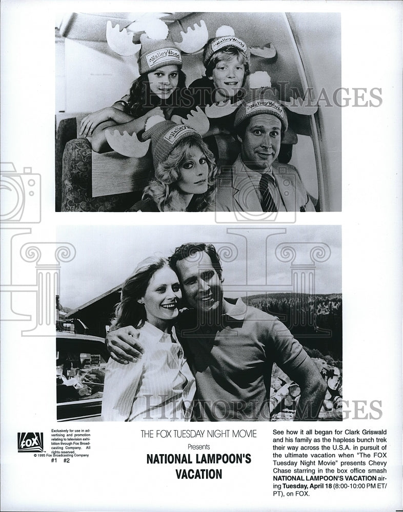 Press Photo The Cast of Fox&#39;s &quot;National Lampoon&#39;s vacation&quot;. with Clark Griswald- Historic Images