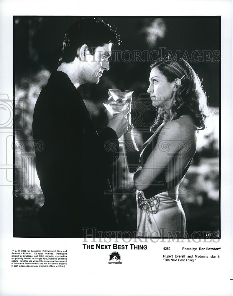 2000 Press Photo Actress Madonna &amp; Rupert Everett in &quot;The Next Best Thing&quot;- Historic Images