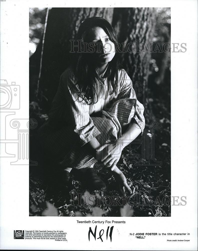 1994 Press Photo Jodie Foster Stars As Title Character In &quot;Nell&quot;- Historic Images