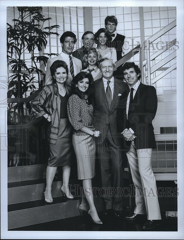 1984 Press Photo Cast Members of &quot;Glitter&quot;- Historic Images