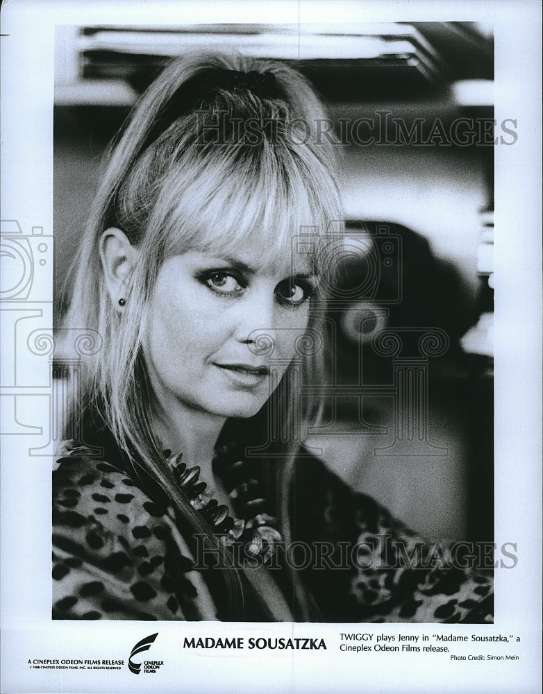 1989 Press Photo Actress Twiggy in &quot;Madame Sousatzka&quot;- Historic Images