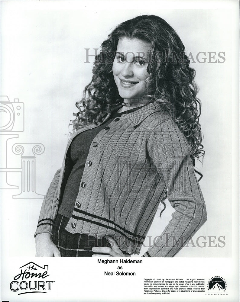 1995 Press Photo Meghann Halderman in &quot;The Home Court&quot;- Historic Images