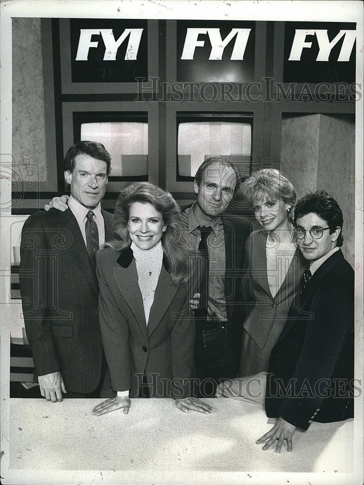 1988 Press Photo Television Series Murphy Brown Charles Kimbrough Candice Bergen- Historic Images