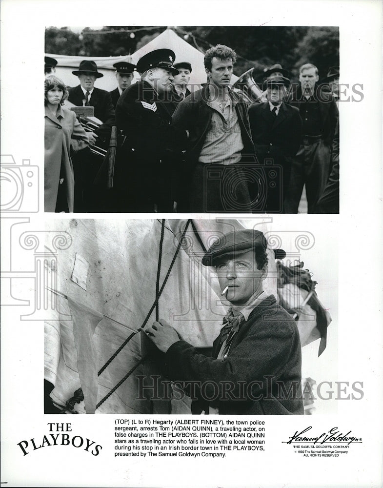 1992 Press Photo The Playboys Albert Finney Aidan Quinn- Historic Images