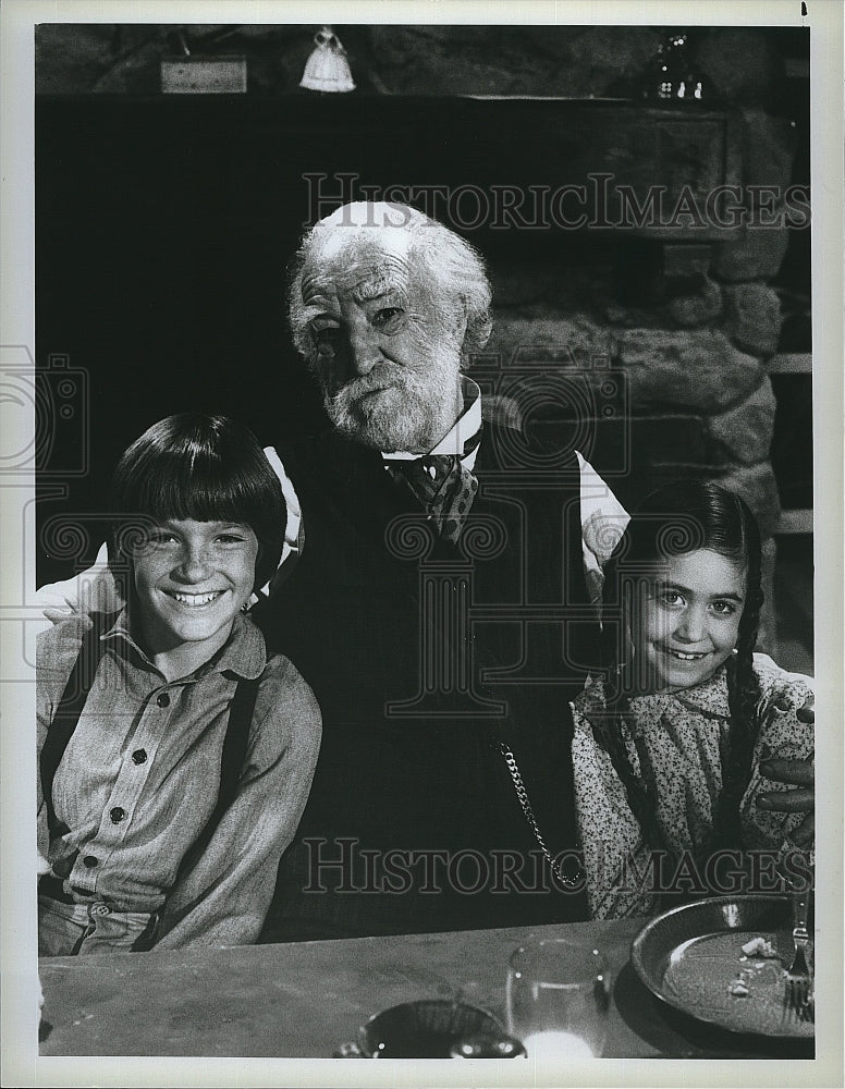 1982 Press Photo Actor E. J. Andre, Jason Bateman, Missy Francis- Historic Images