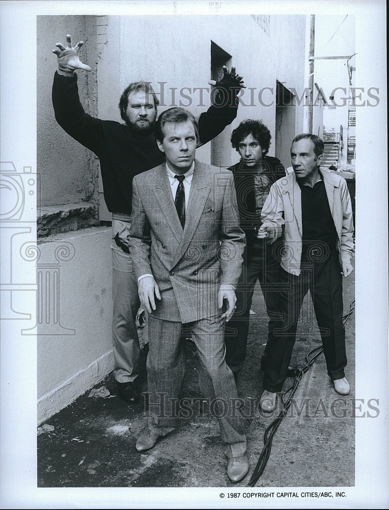 1987 Press Photo McKean Studd Kolman Kramarov Star In &quot;Double Agent&quot;- Historic Images