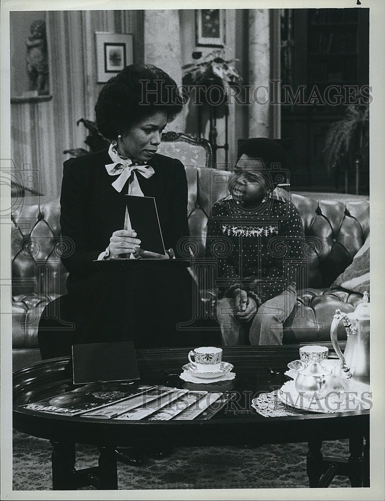 1982 Press Photo Actress Lee Chamberlin, Actor Gary Coleman, Diff&#39;rent Strokes- Historic Images