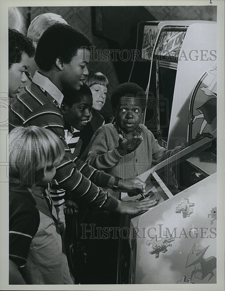 1982 Press Photo Gary Coleman, Todd Bridges, Shavar Ross, Diff&#39;rent Strokes- Historic Images