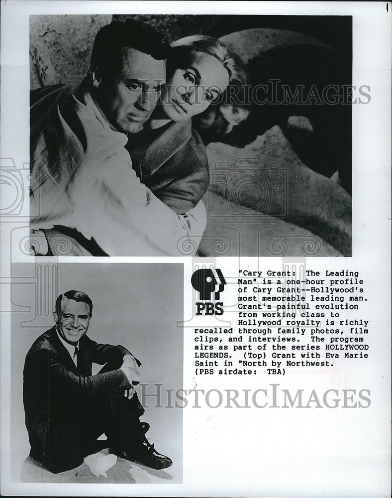 1986 Press Photo PBS profile of &quot;Cary Grant: the Leading Man&quot;- Historic Images